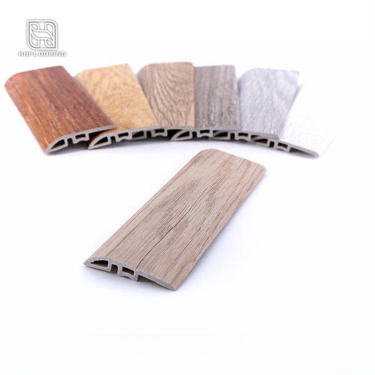 wood grain vinyl transition piece